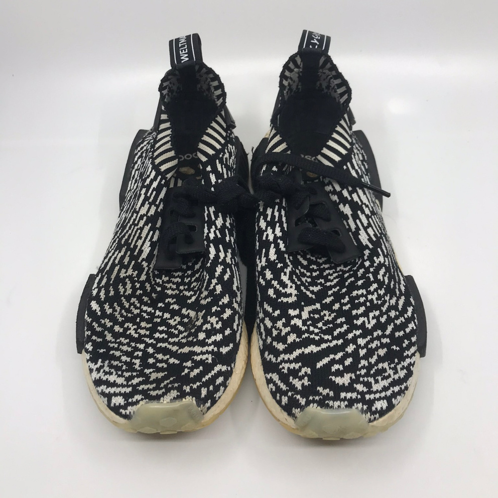 Adidas Boost Black White Men's Sneakers Size 6 - Picture 2 of 8